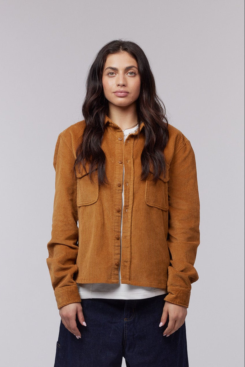 Memphis Cropped Cord Shirt
