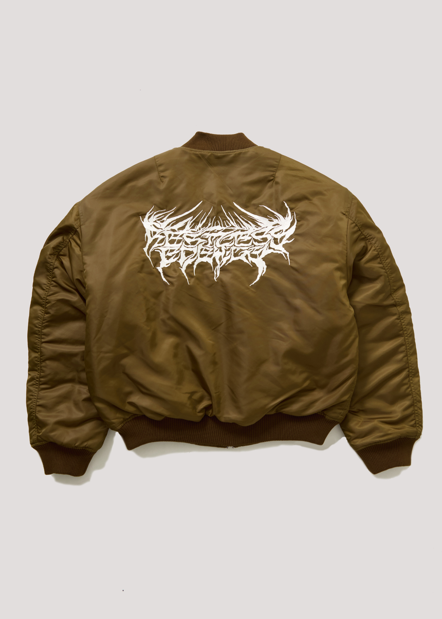 Restless Energy Bomber Jacket - Brown