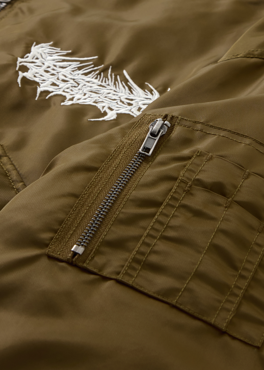 Restless Energy Bomber Jacket - Brown