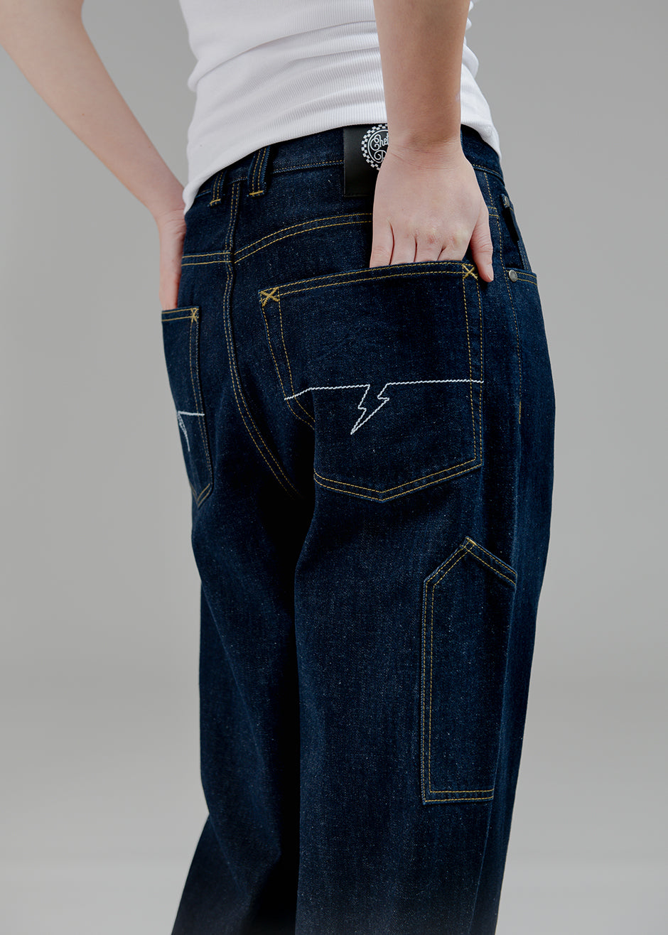 Slouch Jeans - Rinse