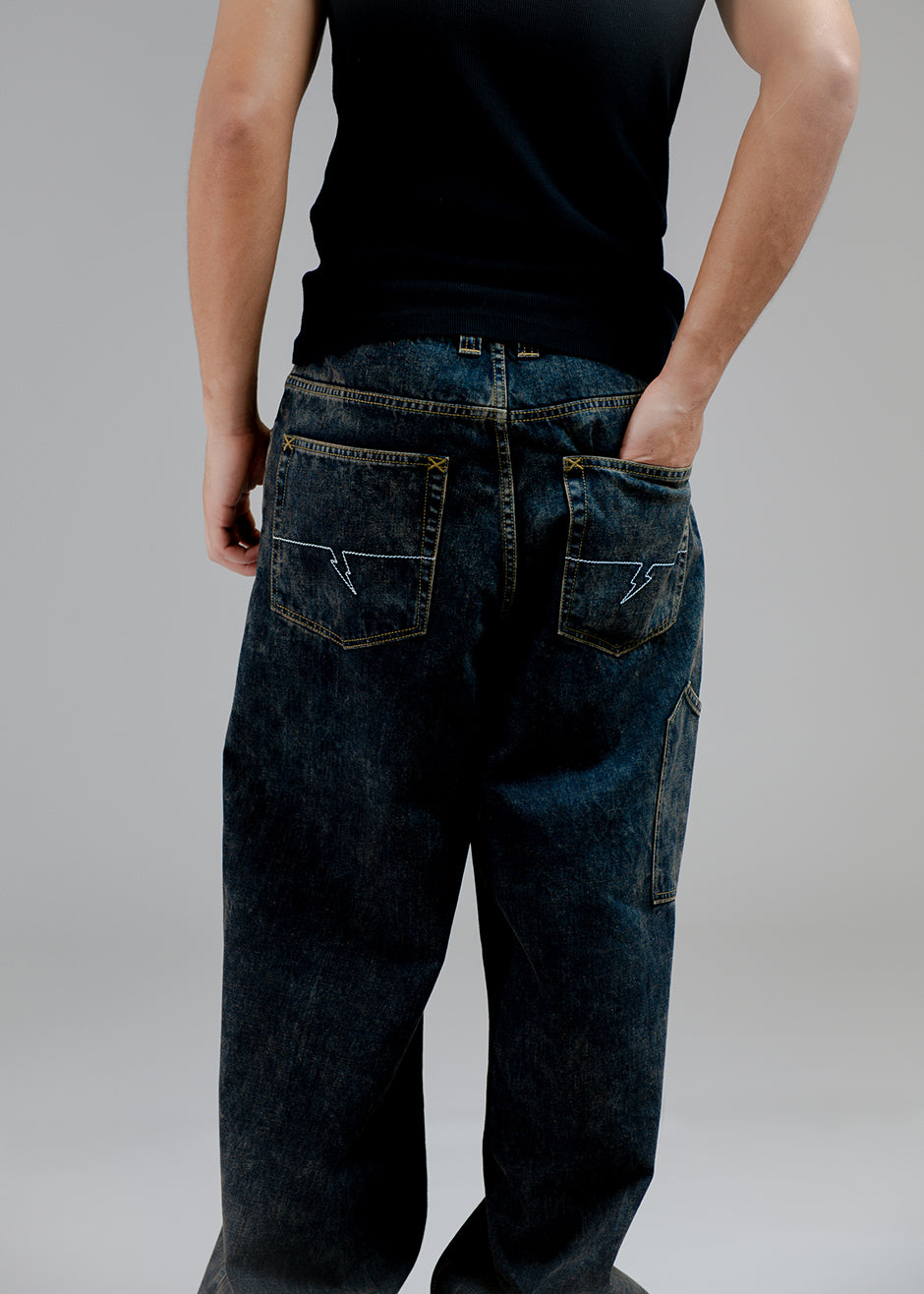 Slouch Jeans - Marble