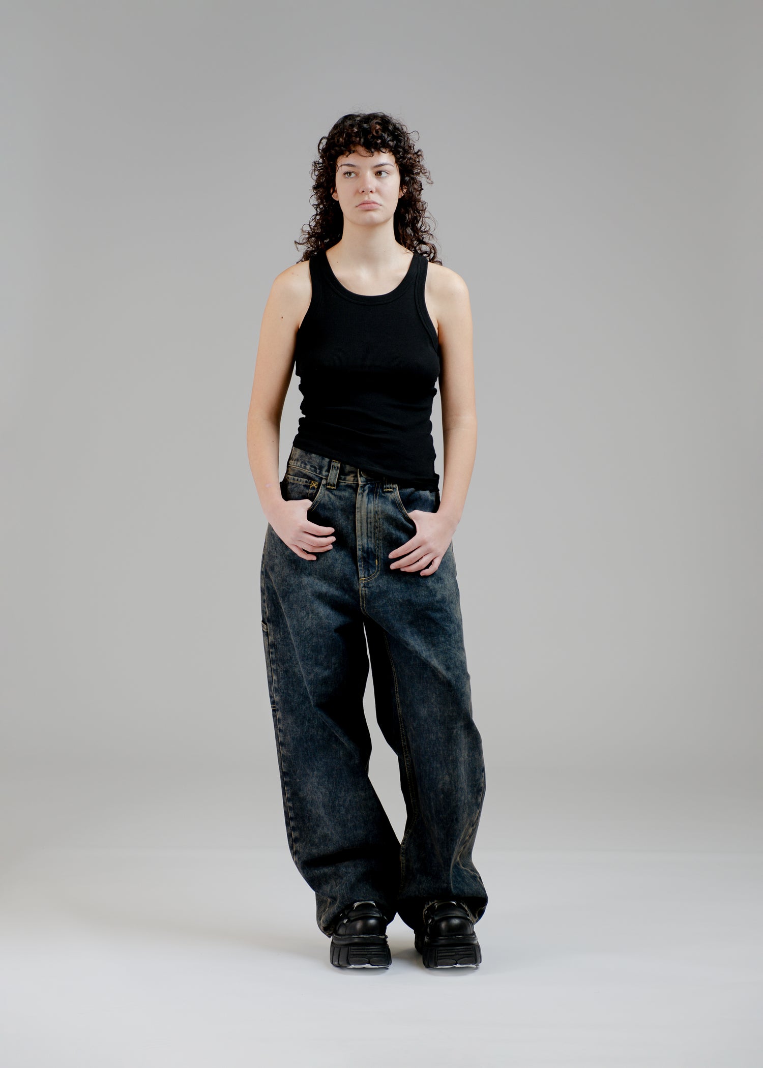 Slouch Jeans - Marble