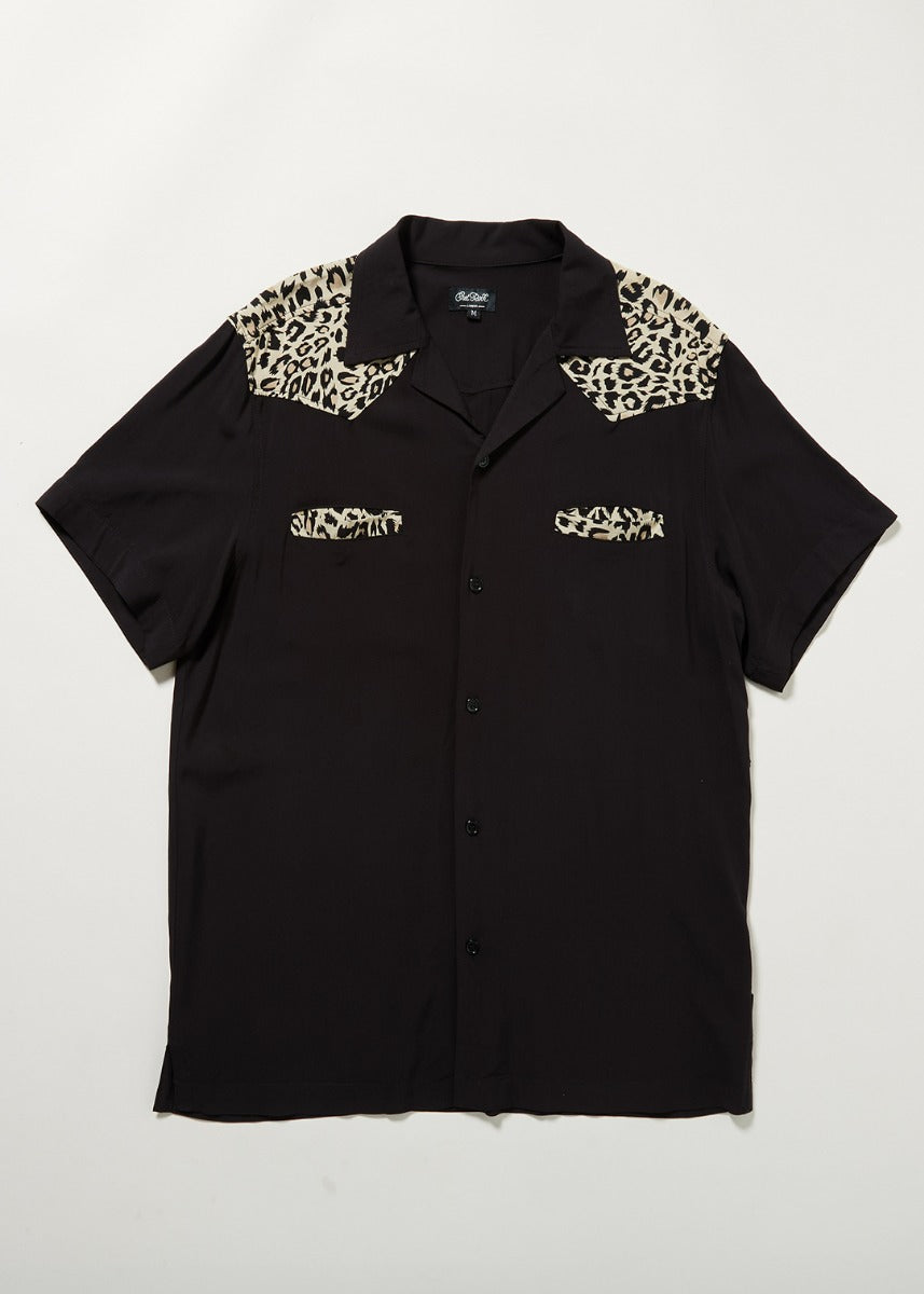 Jeffery Contrast Leo Bowling Shirt