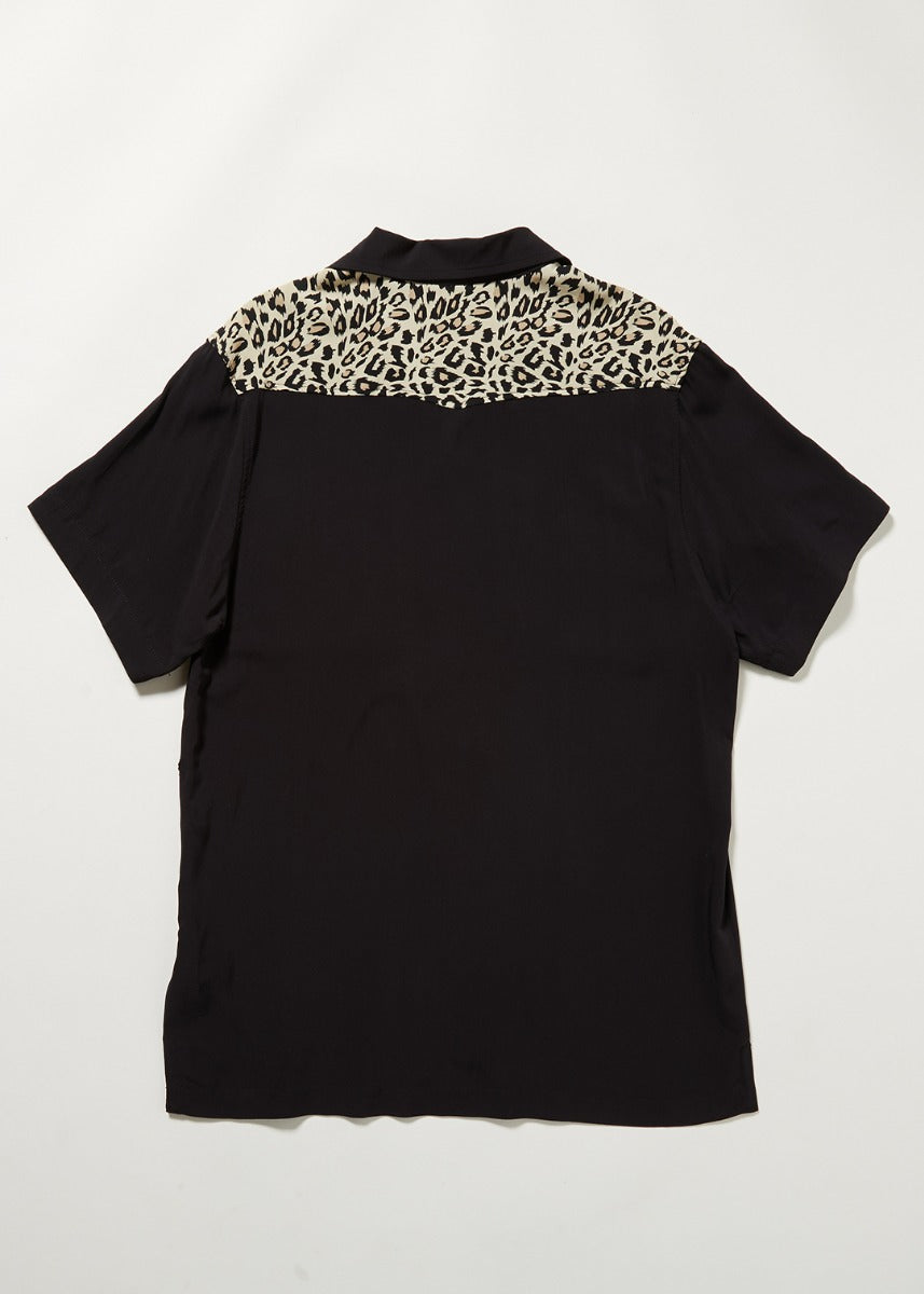Jeffery Contrast Leo Bowling Shirt