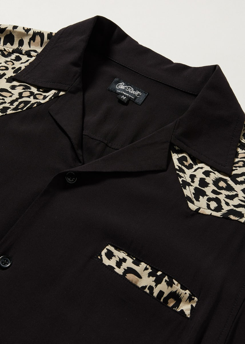 Jeffery Contrast Leo Bowling Shirt