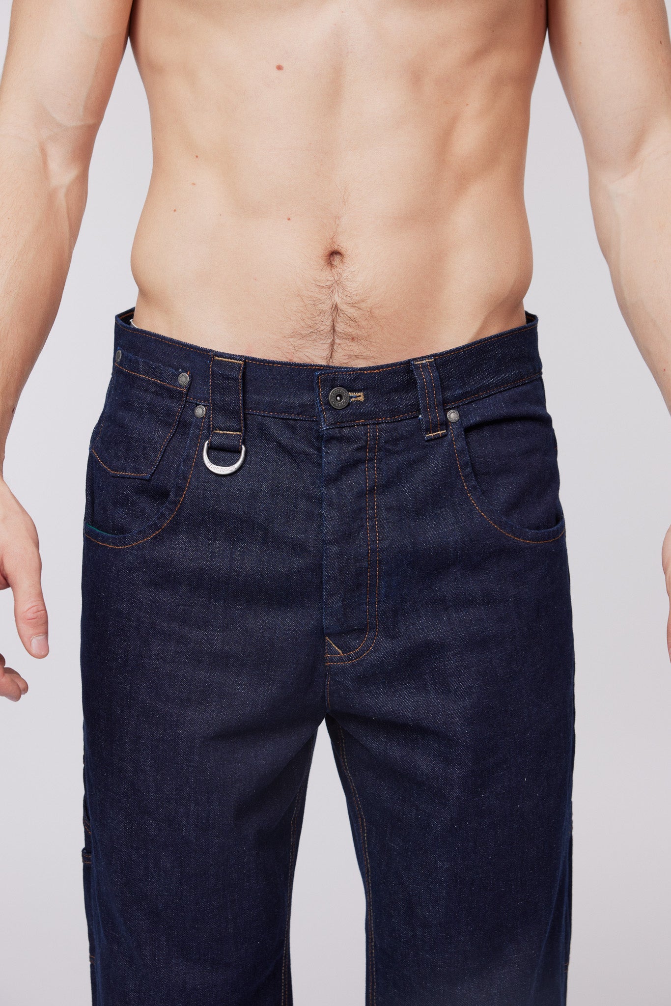 Chet Rock Eastwood Jeans Uomo – Blu Navy, W32L34, Vestibilità Abbondante, 100% Cotone, Stile Rockabilly E Biker
