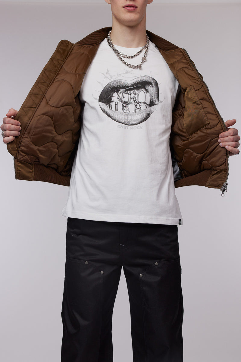 Restless Energy Bomber Jacket - Brown