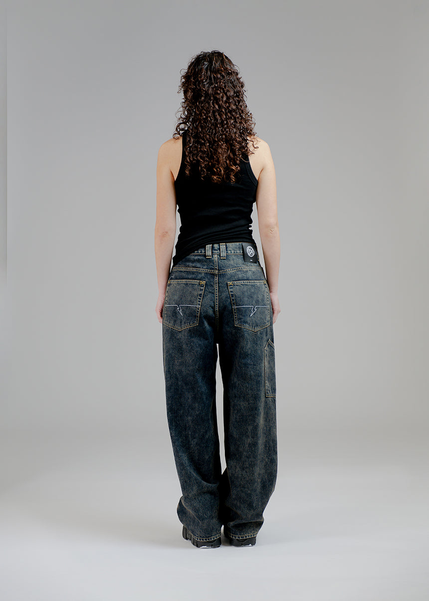 Slouch Jeans - Marble