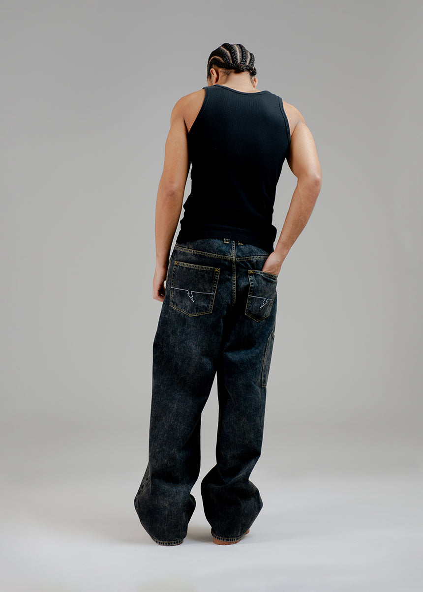 Slouch Jeans - Marble