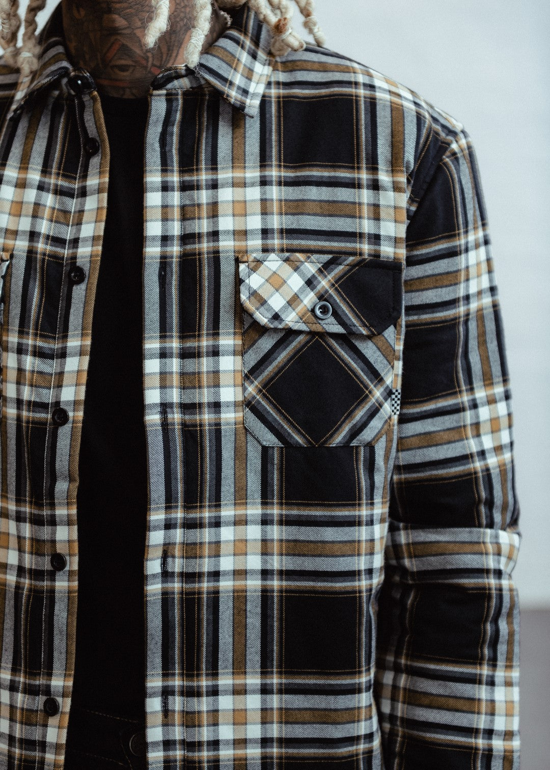 Flannel Checked Overshirt