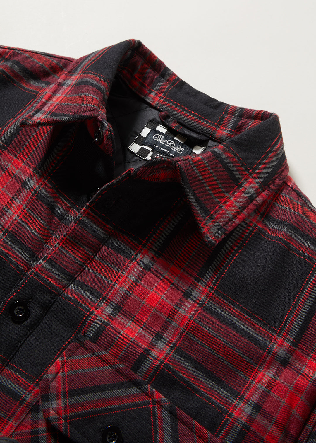 Flannel Checked Overshirt – Chet Rock